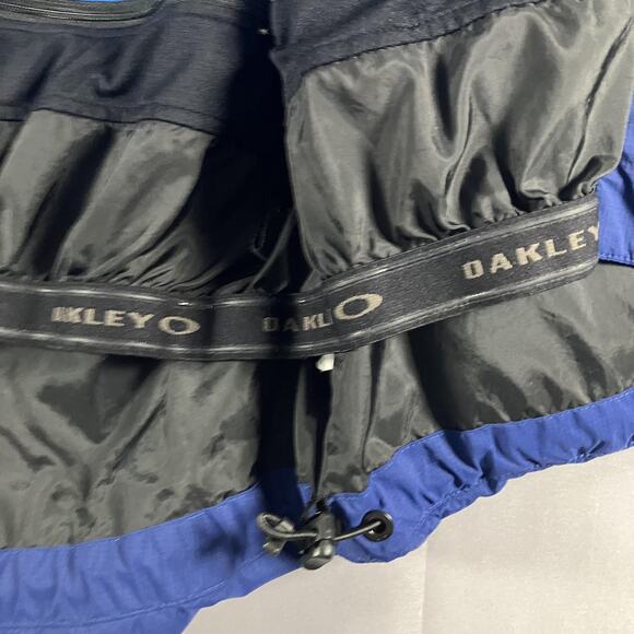 Oakley Jacket Mens Medium Blue Performance Fit Hooded Down Insulated Winter FA18 - Picture 14 of 16